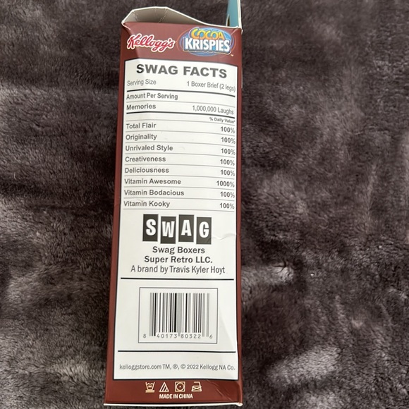 Swag Underwear & Socks New Swag Mens Kelloggs Cocoa Krispies Boxer